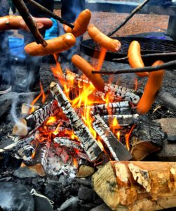 sausage cooking